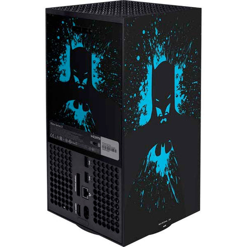 DC Comics Batman Blue Splash character shape XBox Series X Digital Edition Bundle Skin